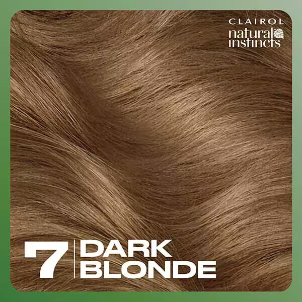 Tinte semipermanente para el cabello Clairol 7 Rubio Oscuro - Producto británico