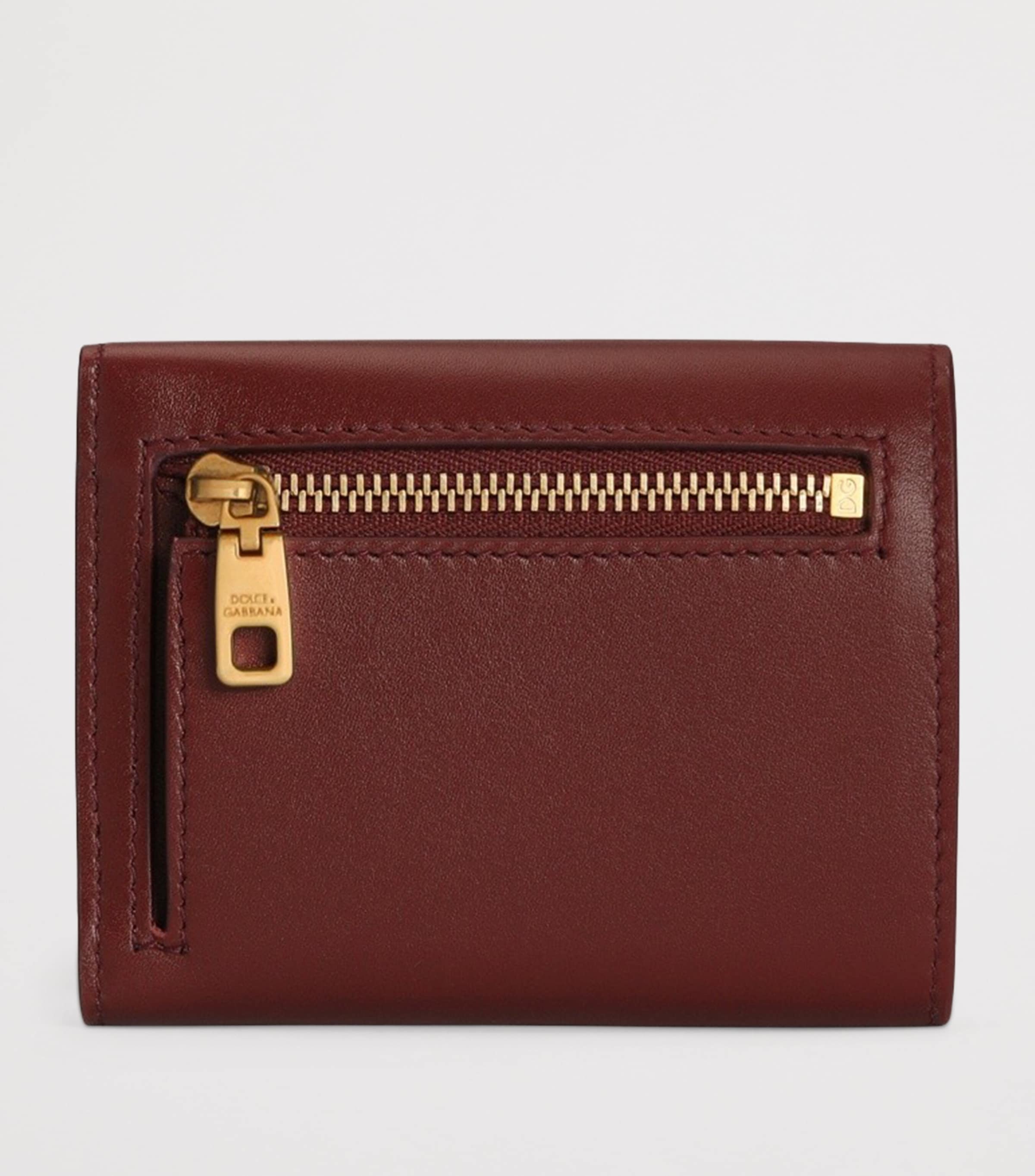 Dolce&Gabbana plongé calfskin French flap wallet, UK version