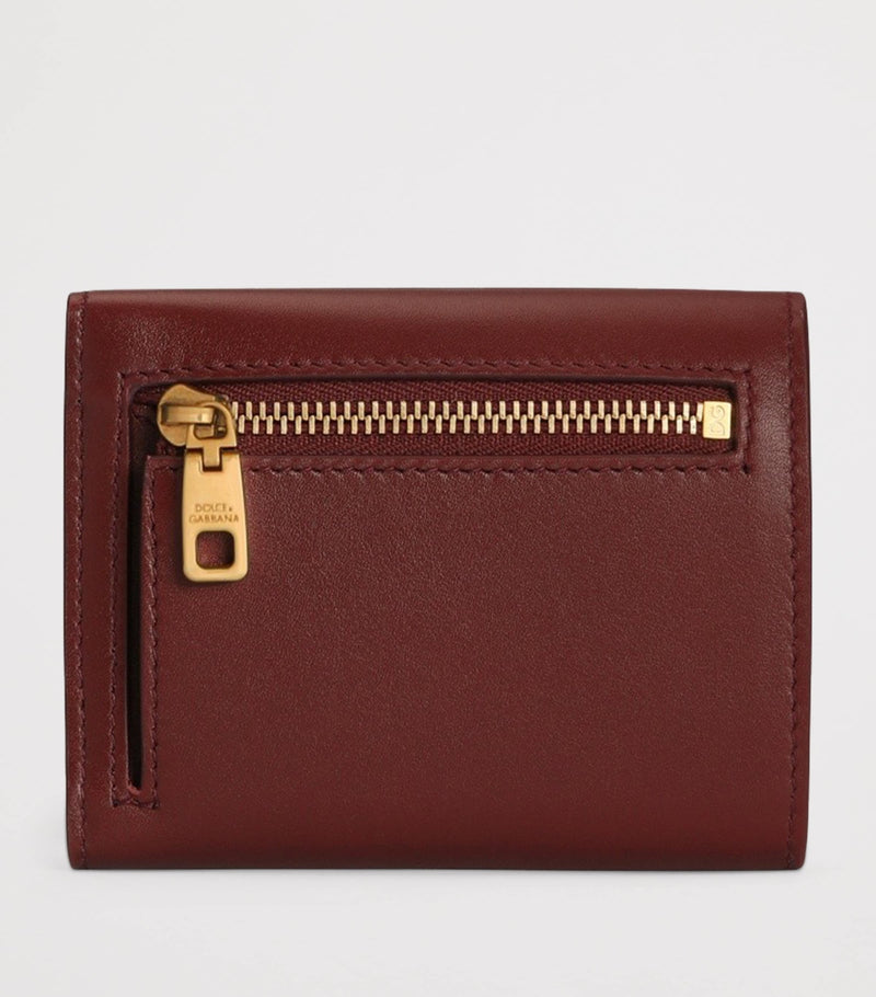 Dolce&Gabbana plongé calfskin French flap wallet, UK version