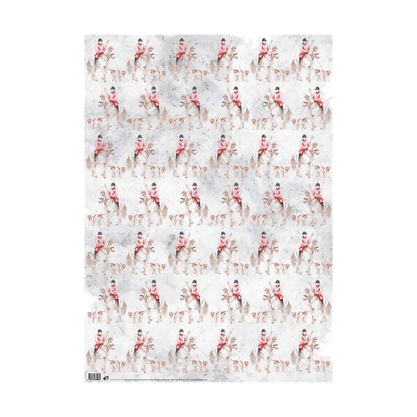 Deckled Edge Gift Wrap (Pack Of 2) (50 x 70cm) GOODS Superdrug Huntsman and Hounds  