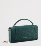 Bvlgari Serpenti Forever phone bag with ostrich leather, imported from the UK
