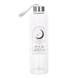 Something Different glass water bottle crescent moon design 550ml, UK version