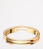 Boucheron yellow gold Quatre Godron ring, imported from the UK