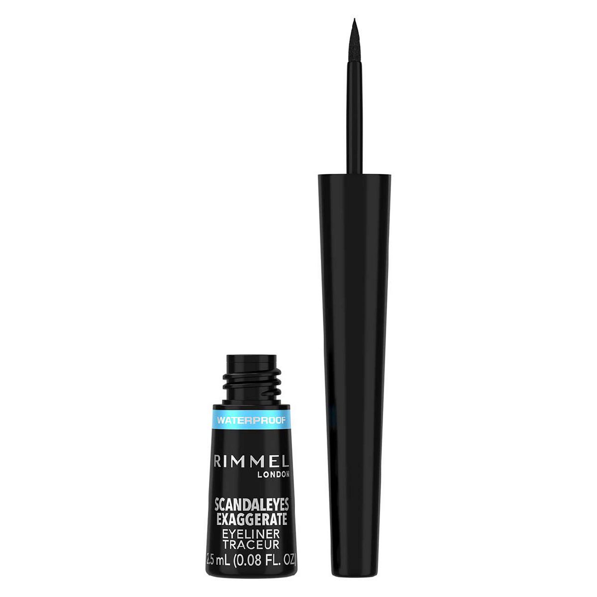 Rimmel Exaggerate Waterproof Liquid Eyeliner - Black GOODS Boots   