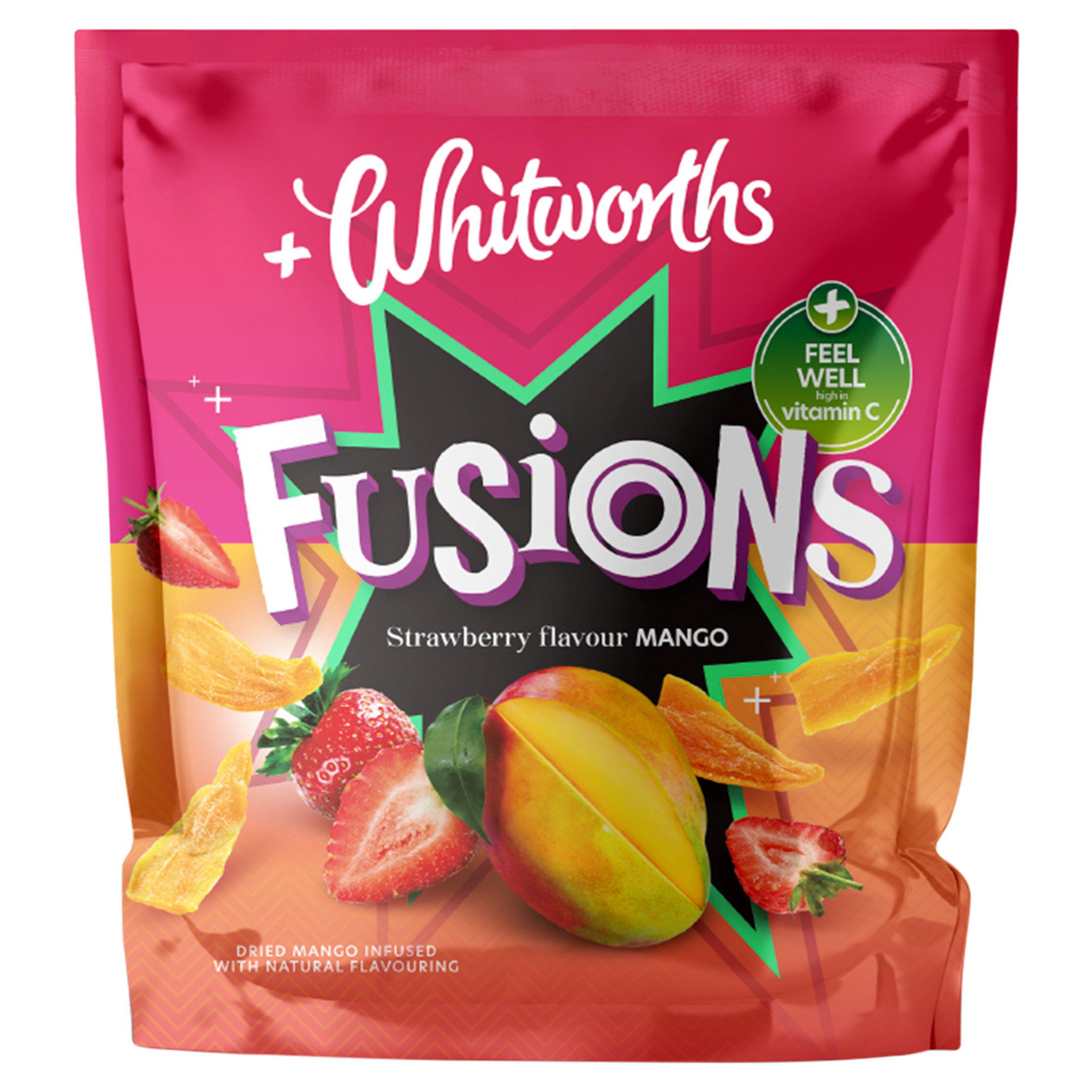 Whitworths Strawberry Mango Flavour Fusions 75g GOODS Sainsburys   