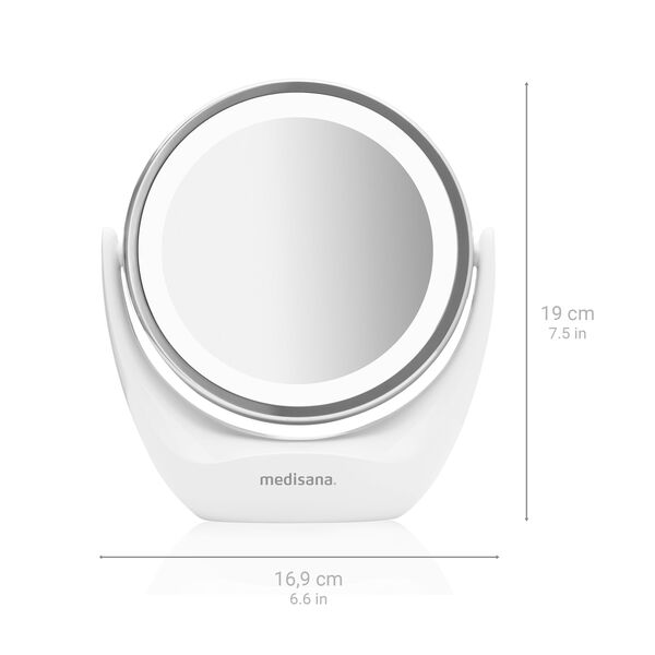Medisana CM 835 cosmetic mirror with 5x magnification, UK version