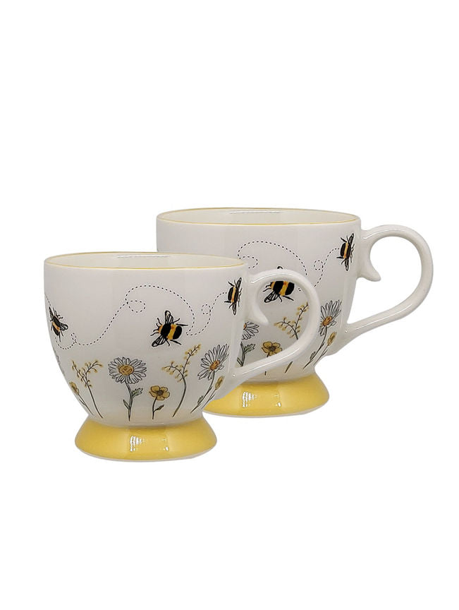 George Home Bee Footed Single Mug GOODS ASDA   