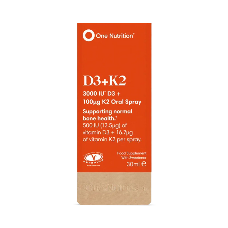 One Nutrition vitamin D3 K2 oral spray 30ml - British product