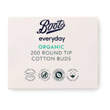 Boots Everyday Organic Round Tip Cotton Buds 200 buds GOODS Boots   