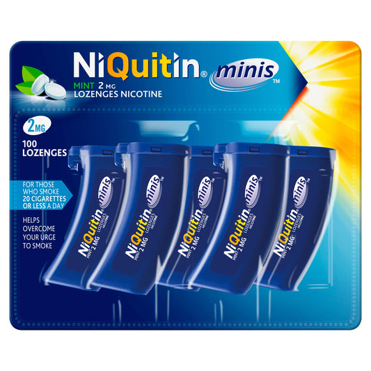 NiQuitin Minis Lozenges Nicotine 2mg GOODS Sainsburys   
