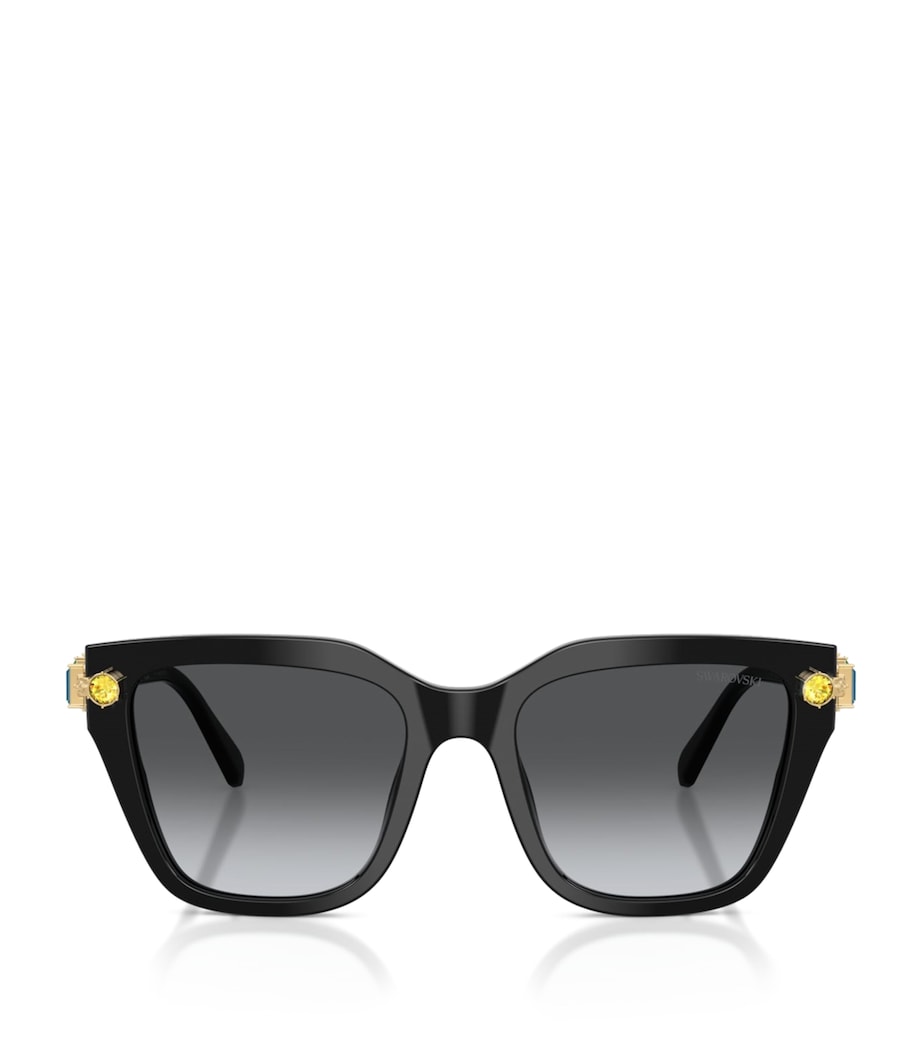 Swarovski oversized acetate sunglasses SK6041, imported from the UK