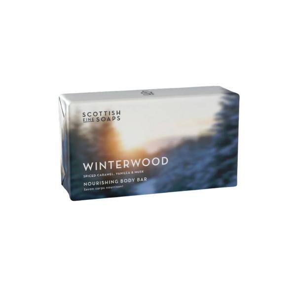 Scottish Fine Soaps Winterwood soap bar 220g, imported from the UK