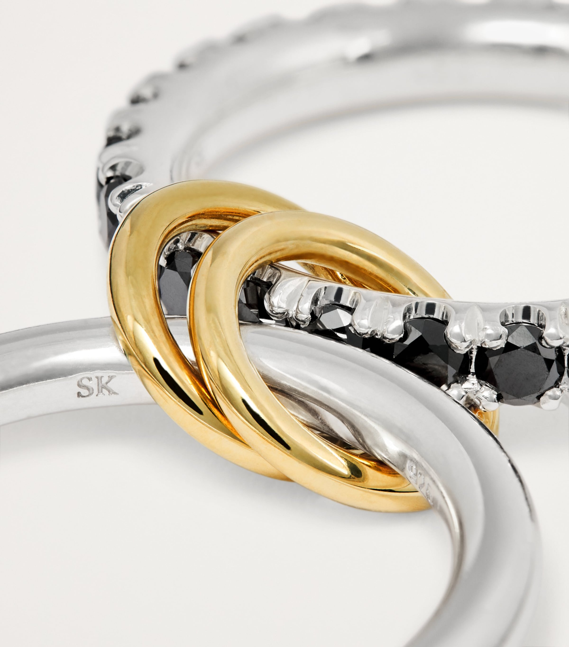 Spinelli Kilcollin Enzo Noir ring, imported from the UK