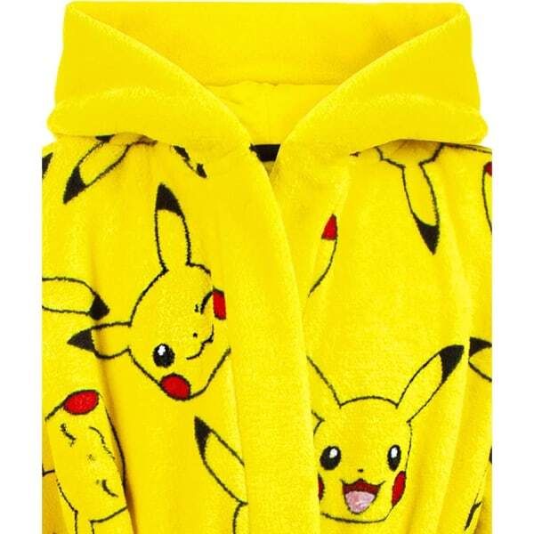 Pokemon Kids Pikachu Faces Dressing Gown (9-10 Years) GOODS Superdrug   