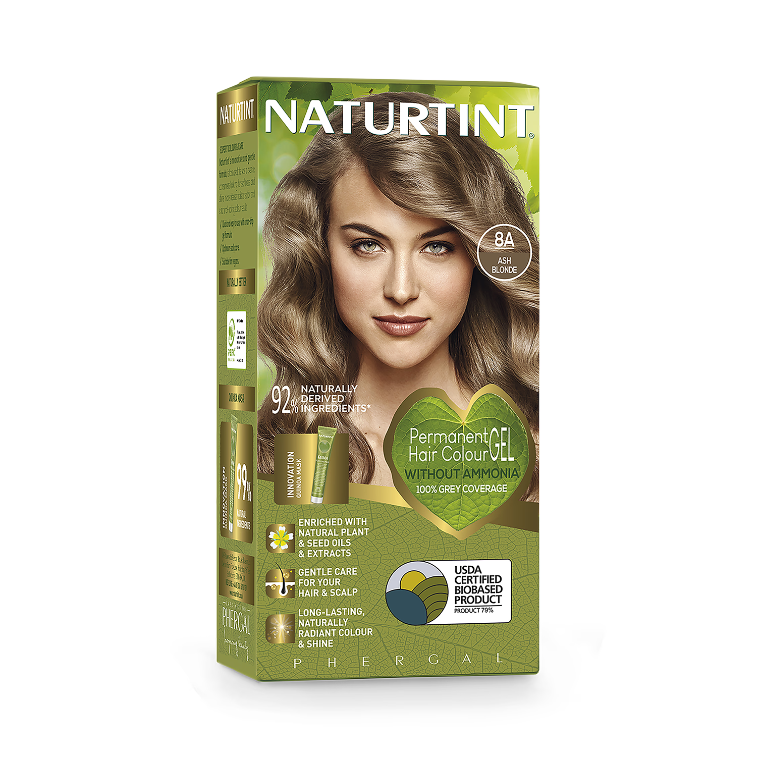 Naturtint hair colour Ash Blonde - British product