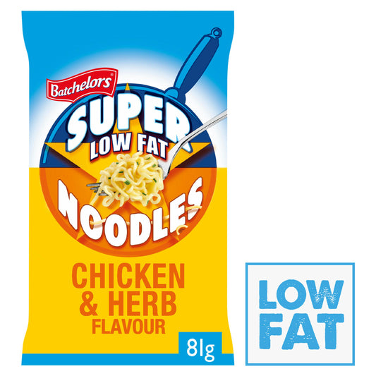 Batchelors Low Fat Super Noodles Chicken & Herb Flavour 81g Instant snack & meals Sainsburys   
