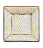 Halcyon Days antler-inspired fine bone china trinket tray with gold trim, UK version