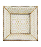 Halcyon Days antler-inspired fine bone china trinket tray with gold trim, UK version
