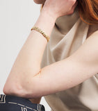 Suzanne Kalan half pavé cuff bangle yellow gold diamonds - British product
