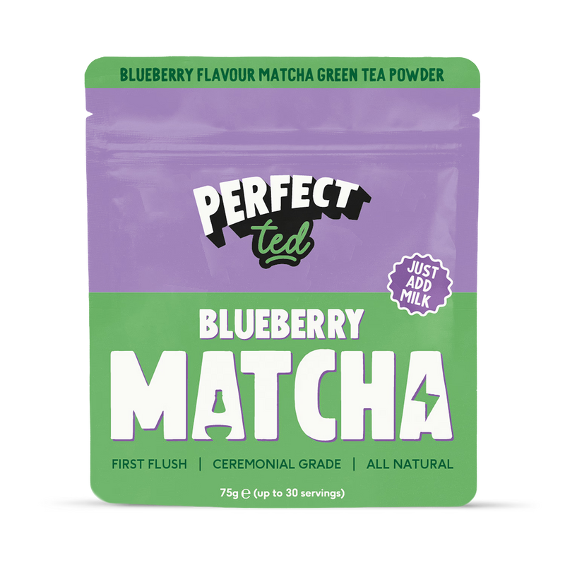 PerfectTed Blueberry Matcha Tea Powder 75g, UK version
