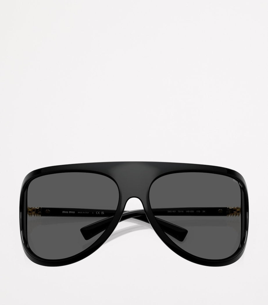 Miu Miu injected aviator sunglasses Italian brand - British product