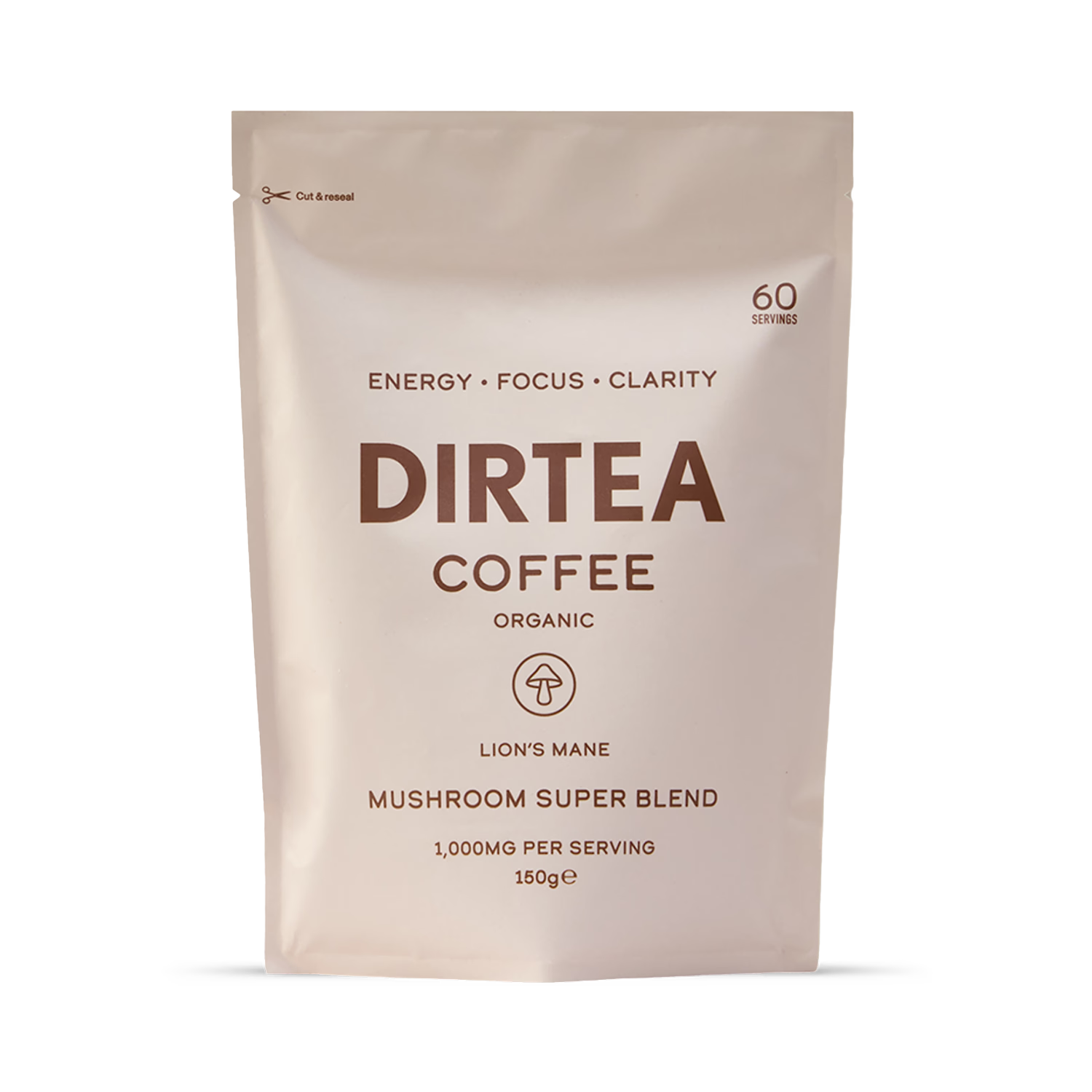 Dirtea Mushroom Superblend Coffee 150g (British brand)