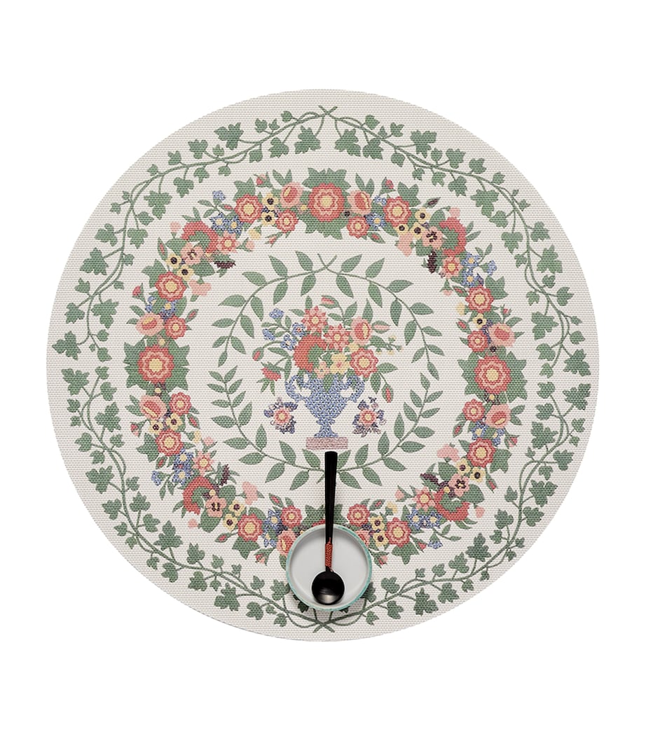 Chilewich Ludington round placemat 38cm - British product