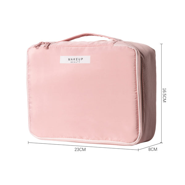 Livingandhome Portable Travel Makeup Bag Large Polyester Case, UK version