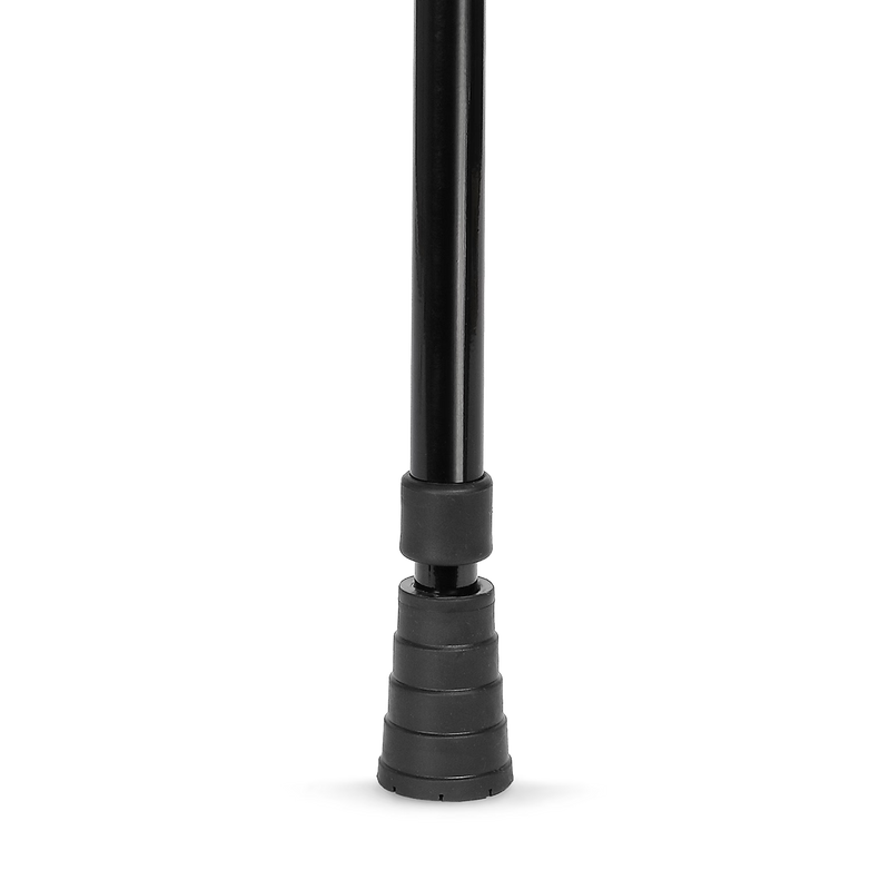 Cool Walking Sticks black right-hand walking stick adjustable (British brand)