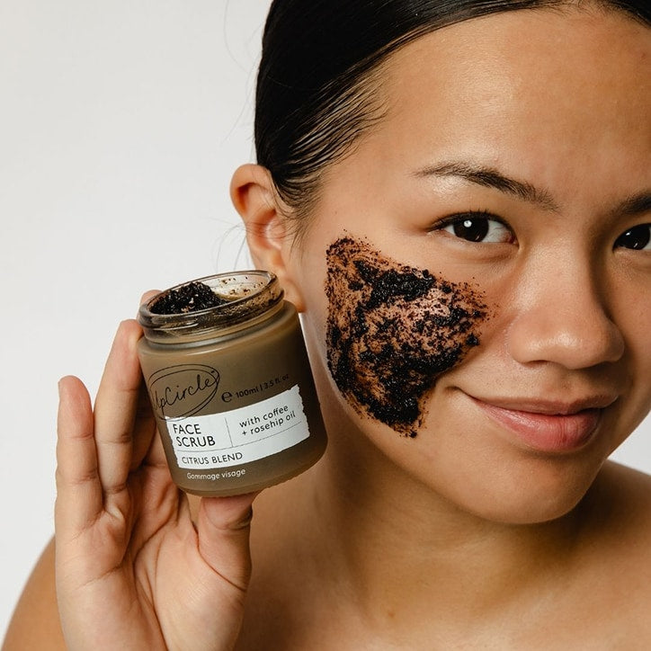 UpCircle Coffee Face Scrub with Herbal Blend 100ml Face Exfoliators & Scrubs Holland&Barrett   