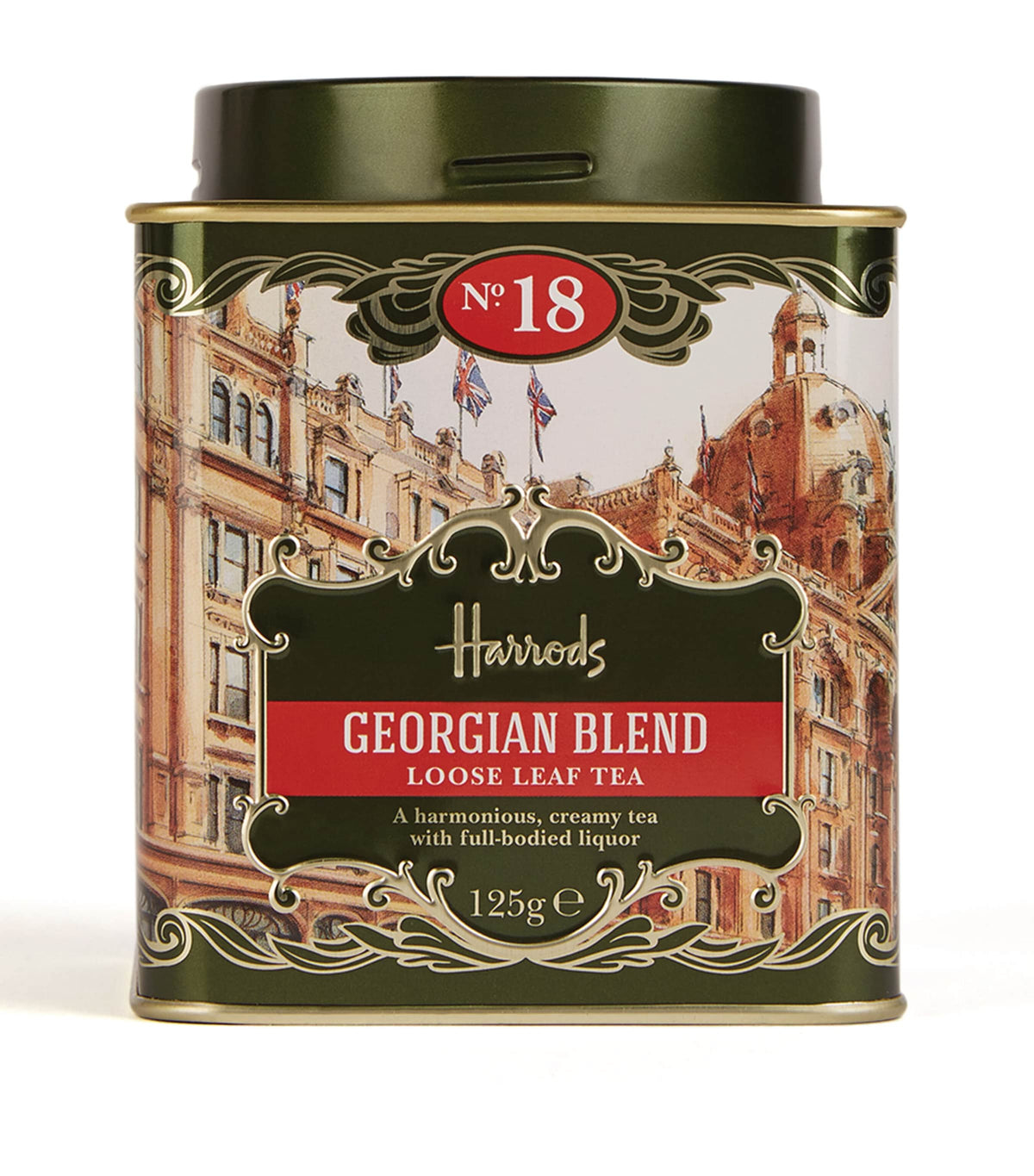 Harrods No. 18 Georgian Blend loose leaf tea 125g, UK version