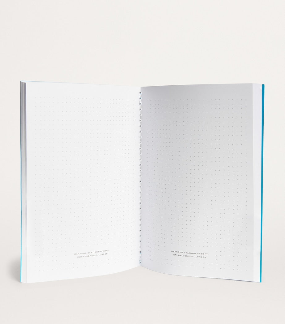 Harrods A6 notebook set with lined, dotted, and grid paper, UK version