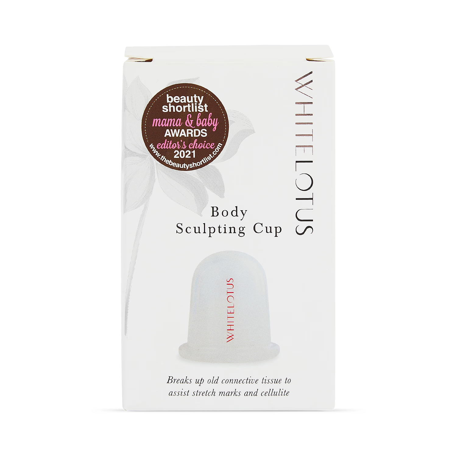 White Lotus Beauty silicone body sculpting cup massage tool, UK version