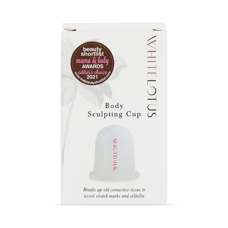 White Lotus Beauty silicone body sculpting cup massage tool, UK version