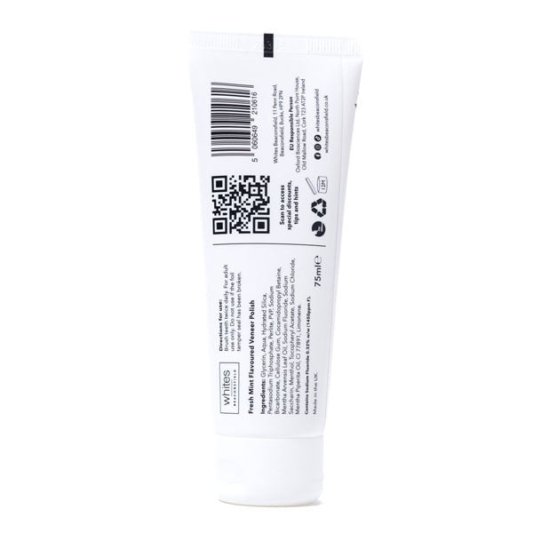 Whites Beaconsfield whitening polish fresh mint, UK version