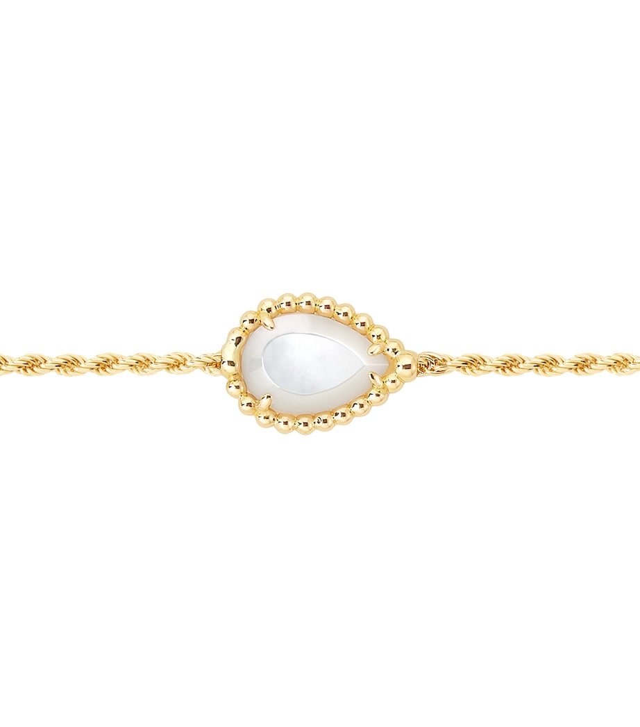 Boucheron Serpent Bohème bracelet yellow gold diamond mother-of-pearl, UK version