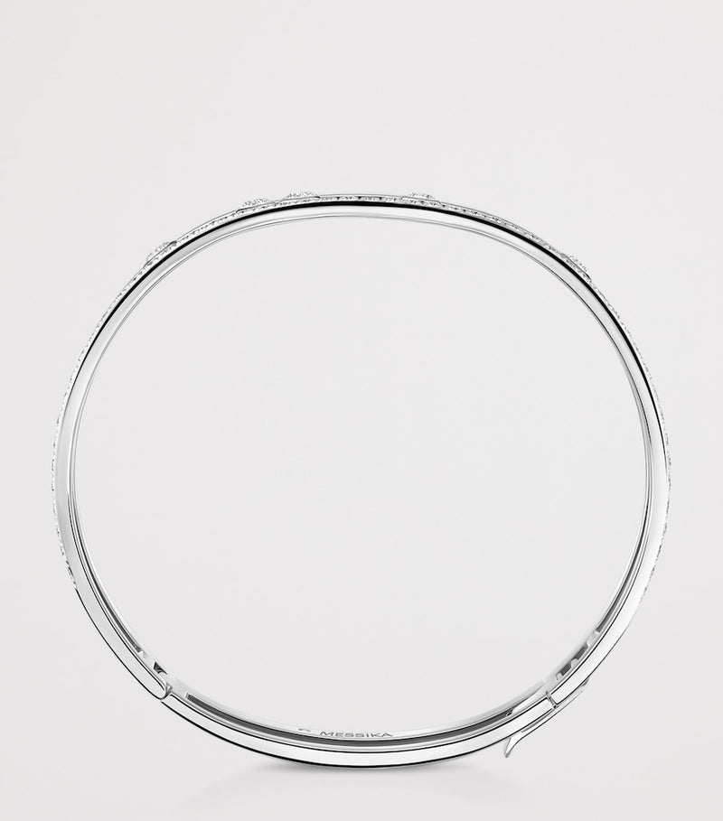 Messika Move Romane white gold diamond bangle 0.69ct, UK version
