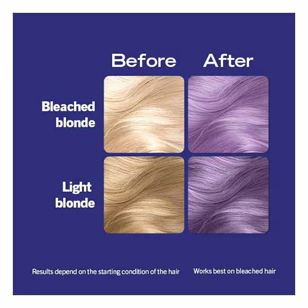 DNR LIVE purple hair dye lilac crush - British product