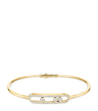 Messika Move Classique 18kt yellow gold diamond bangle - British product