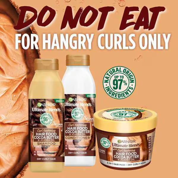 Garnier Ultimate Blends Hair Food Cocoa Butter Hair Mask - British product