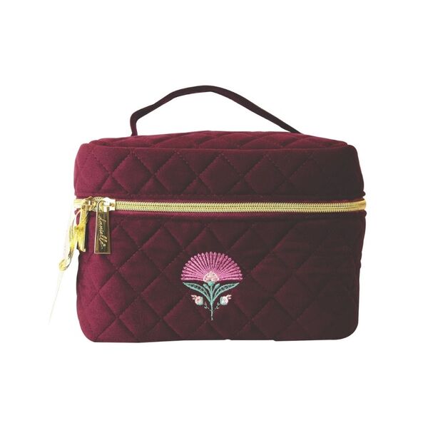 Danielle Creations floral vanity case for cosmetics, UK version