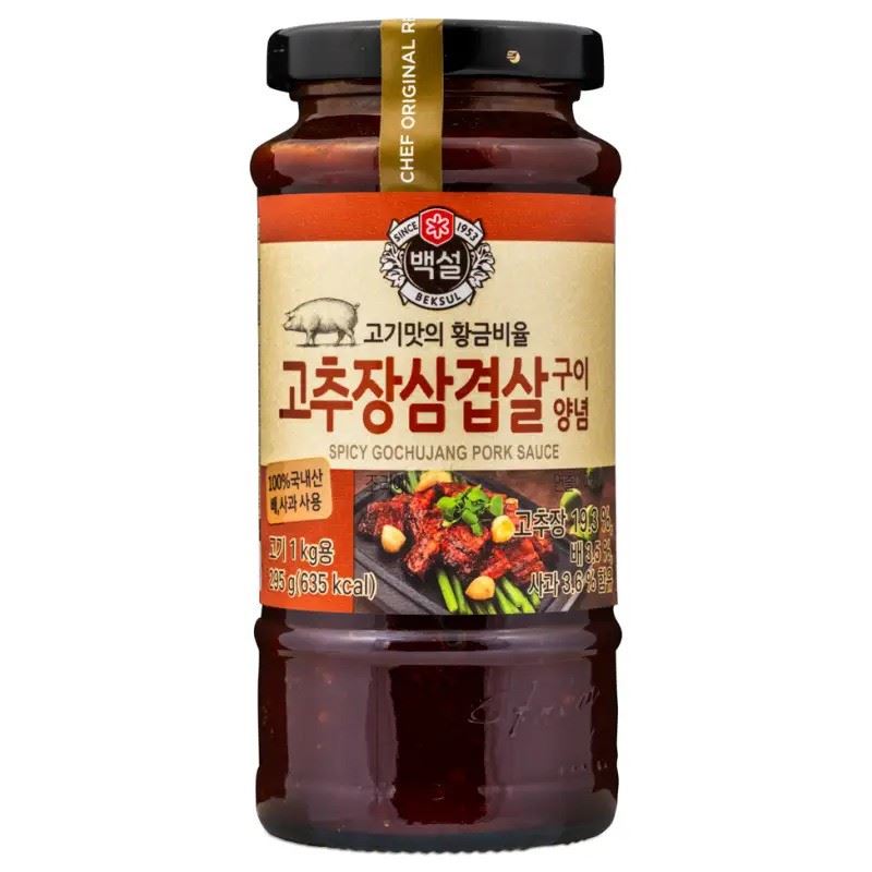 Beksul spicy bulgogi sauce for pork, UK version
