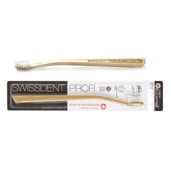 Swissdent Whitening Toothbrush Classic Gold (British brand)