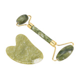 Livingandhome Gua Sha Jade Roller set, imported from the UK
