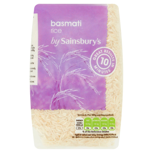 Sainsbury's Basmati Rice 500g rice Sainsburys   