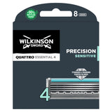 Wilkinson Sword Quattro Titanium Sensitive Men's Razor Blades x8 men's razors & blades Sainsburys   