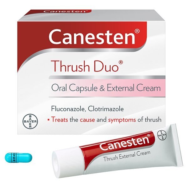 Canesten Thrush Duo Oral Capsule & External Cream GOODS Superdrug   