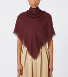 Weekend Max Mara modal-cashmere logo scarf 136cm, imported from the UK