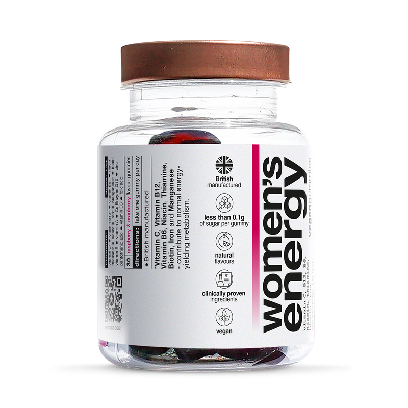 Starpowa Energy Multivitamin Gummies Raspberry Cranberry 30 count, imported from the UK