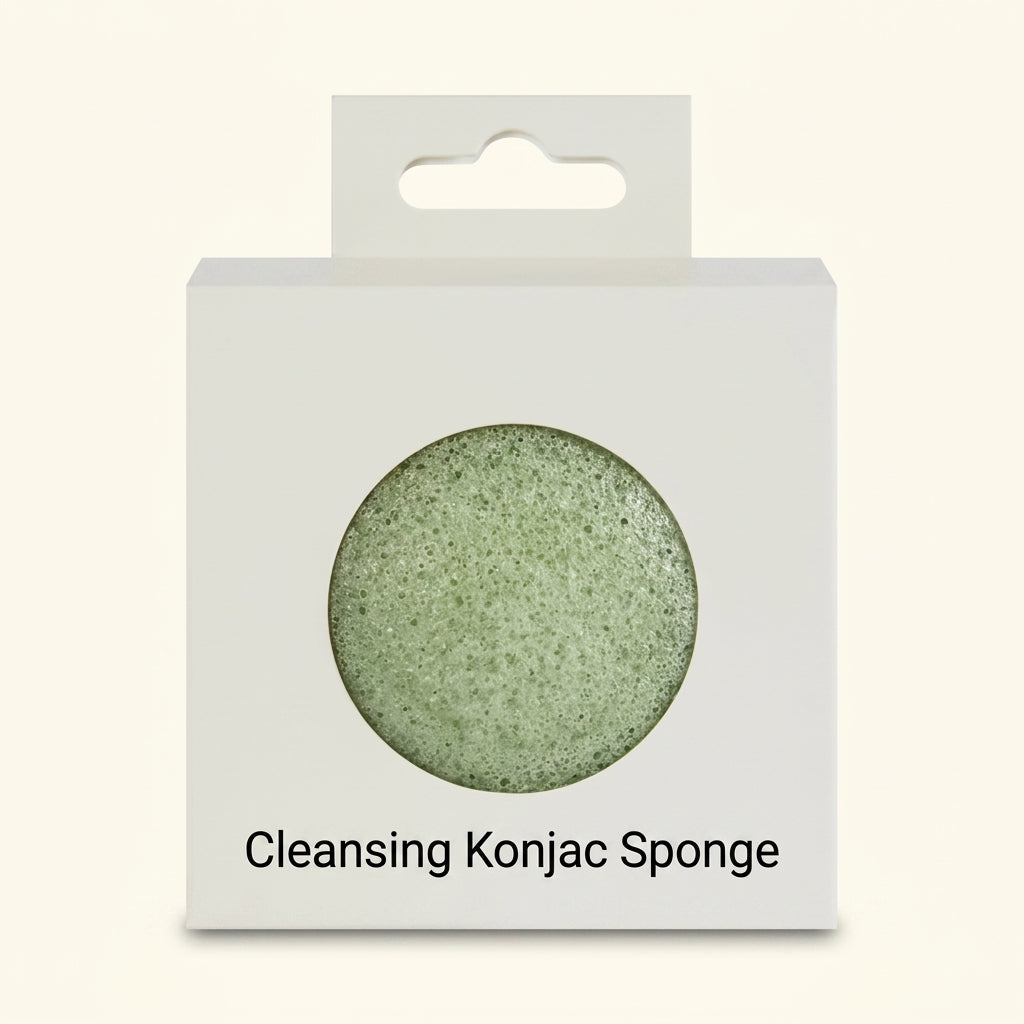 Botanics Natural Cleansing Konjac Sponge Green Tea - British product